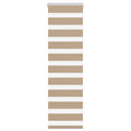 Vidaxl zebra blind 50x100 cm stofbreedte 45,9 cm polyester zandbruin