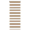 Vidaxl zebra blind 60x100 cm stofbreedte 55,9 cm polyester zandbruin