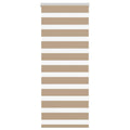 Vidaxl zebra blind zandbruin 65x100 cm stofbreedte 60,9 cm polyester
