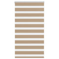 Vidaxl zebra blind 90x100 cm stofbreedte 85,9 cm polyester zandbruin
