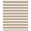 Vidaxl zebra blind 120x100 cm stofbreedte 115,9 cm polyester zandbruin
