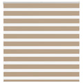 Vidaxl zebra blind 150x100 cm stofbreedte 145,9 cm polyester zandbruin