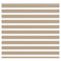 Vidaxl zebra blind 155x100 cm stofbreedte 150,9 cm polyester zandbruin
