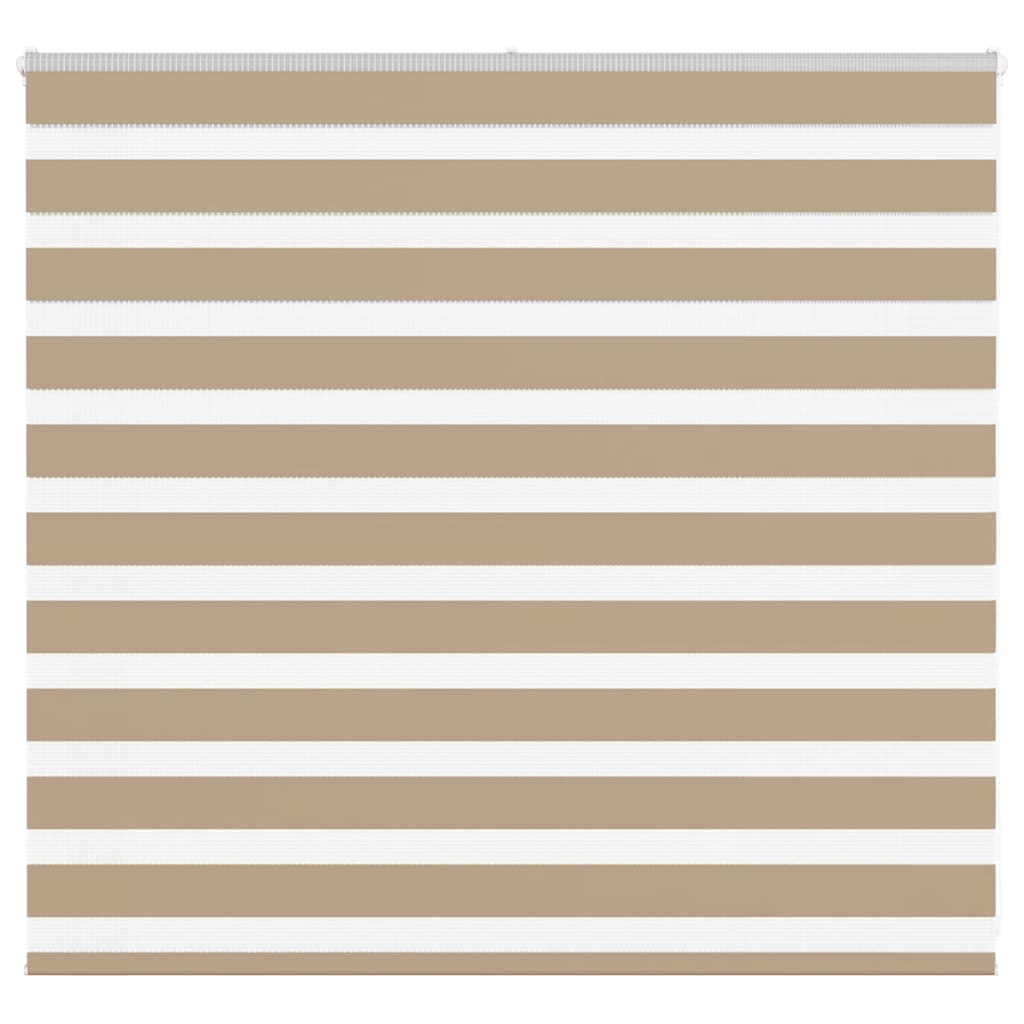 Vidaxl zebra blind 165x100 cm stofbreedte 160,9 cm polyester zandbruin
