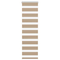 Vidaxl zebra blind 45x150 cm stofbreedte 40,9 cm polyester zandbruin