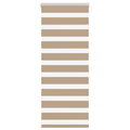Vidaxl zebra blind zandbruin 65x150 cm stofbreedte 60,9 cm polyester