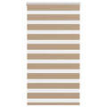 Vidaxl zebra blind 70x150 cm stofbreedte 65,9 cm polyester zandbruin