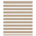 Vidaxl zebra blind 120x150 cm stofbreedte 115,9 cm polyester zandbruin