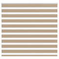 Vidaxl zebra blind 165x150 cm stofbreedte 160,9 cm polyester zandbruin