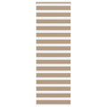 Vidaxl zebra blind 85x200 cm stofbreedte 80,9 cm polyester zandbruin