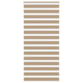 Vidaxl zebra blind 105x200 cm stofbreedte 100,9 cm polyester zandbruin