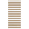 Vidaxl zebra blind 110x200 cm stofbreedte 105,9 cm polyester zandbruin