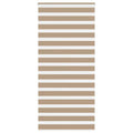 Vidaxl zebra blind 115x200 cm stofbreedte 110,9 cm polyester zandbruin