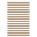 Vidaxl zebra blind 140x200 cm stofbreedte 135,9 cm polyester zandbruin