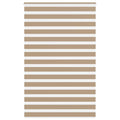 Vidaxl zebra blind 145x200 cm stofbreedte 140,9 cm polyester zandbruin