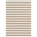 Vidaxl zebra blind 155x200 cm stofbreedte 150,9 cm polyester zandbruin