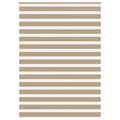 Vidaxl zebra blind 165x200 cm stofbreedte 160,9 cm polyester zandbruin
