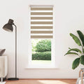 Vidaxl zebra blind 75x230 cm stofbreedte 70,9 cm polyester zandbruin