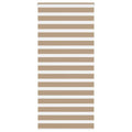 Vidaxl zebra blind 100x230 cm stofbreedte 95,9 cm polyester zandbruin