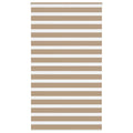 Vidaxl zebra blind 120x230 cm stofbreedte 115,9 cm polyester zandbruin