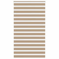 Vidaxl zebra blind 135x230 cm stofbreedte 130,9 cm polyester zandbruin