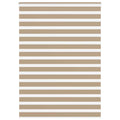 Vidaxl zebra blind 155x230 cm stofbreedte 150,9 cm polyester zandbruin