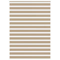 Vidaxl zebra blind 160x230 cm stofbreedte 155,9 cm polyester zandbruin