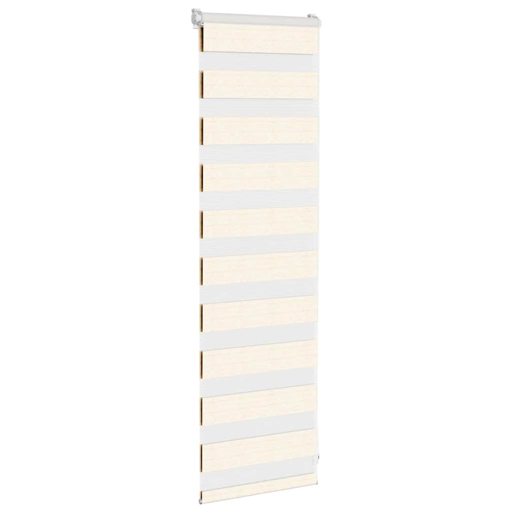 Vidaxl zebra rolgordijn 50x100 cm stofbreedte 45,9cm marmerbeige