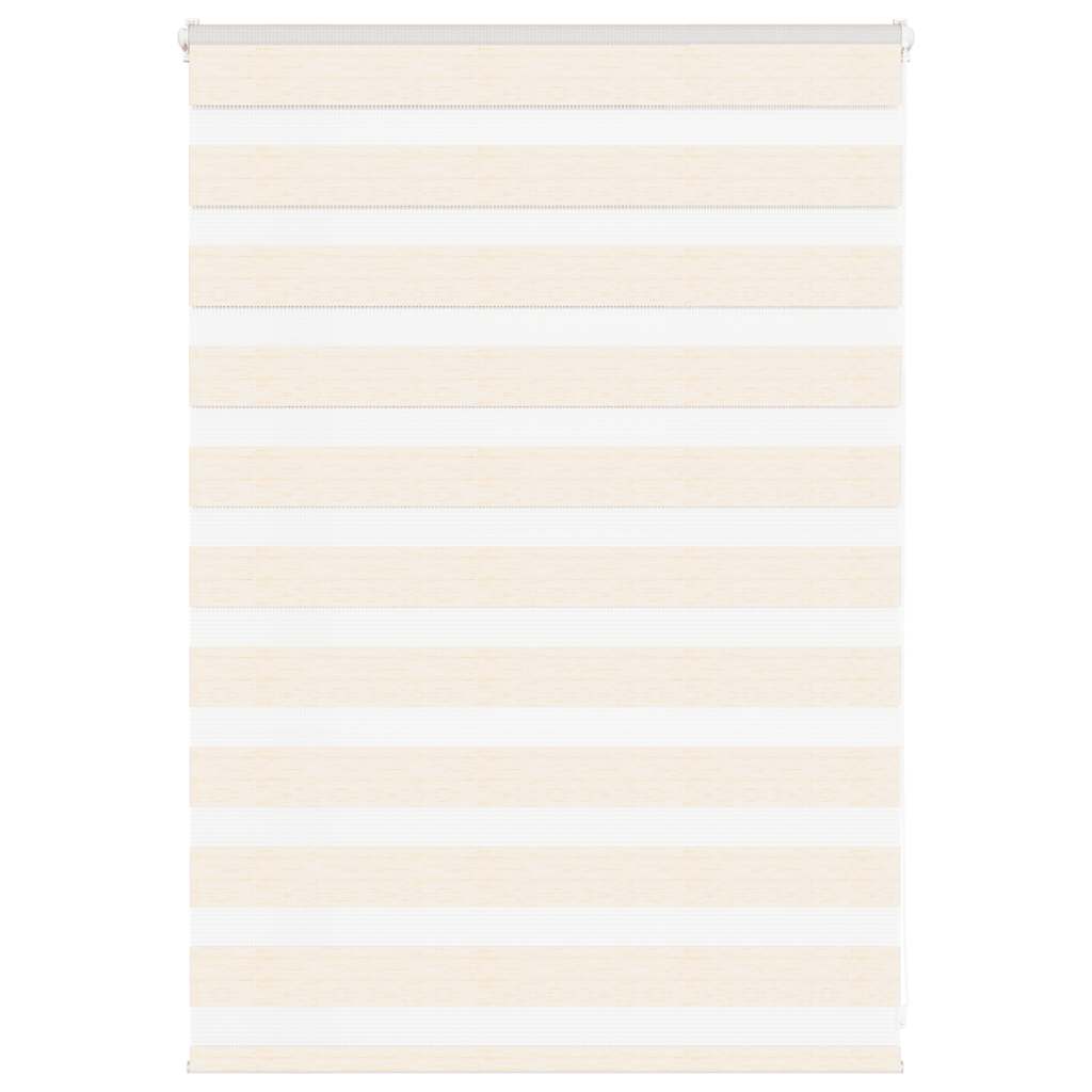 VidaXL Zebra-Rollo 95 x 100 cm, Stoffbreite 90,9 cm, Marmorbeige