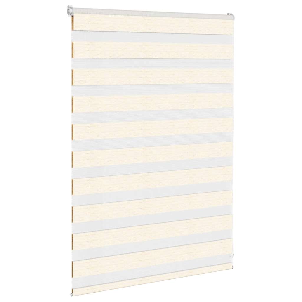 VidaXL Zebra-Rollo 95 x 100 cm, Stoffbreite 90,9 cm, Marmorbeige