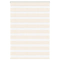 VidaXL Zebra-Rollo, 115 x 100 cm, Stoffbreite 110,9 cm, Marmorbeige