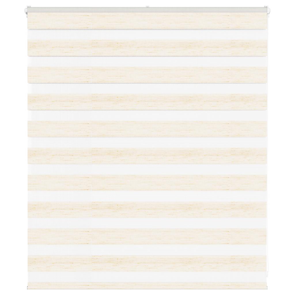 Vidaxl zebra rolgordijn 135x100 cm stofbreedte 130,9 cm marmerbeige