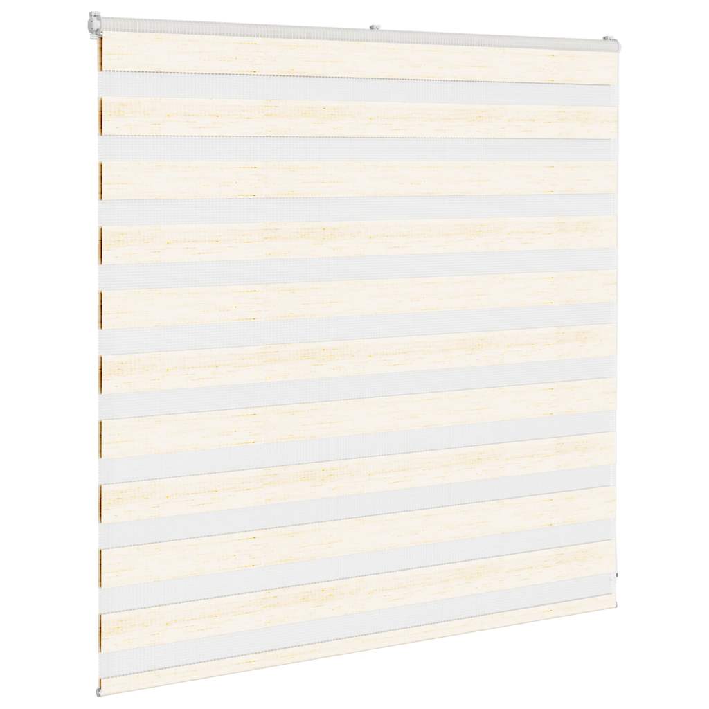 Vidaxl zebra rolgordijn 150x100 cm stofbreedte 145,9 cm marmerbeige