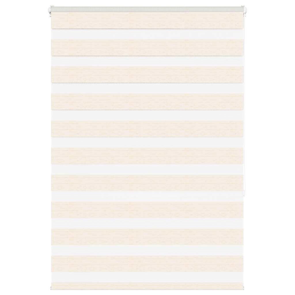 VidaXL Zebra-Rollo, 95 x 150 cm, Stoffbreite 90,9 cm, Marmorbeige