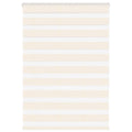 Vidaxl zebra blind 105x150cm stofbreedte 100,9cm polyester marmerbeige