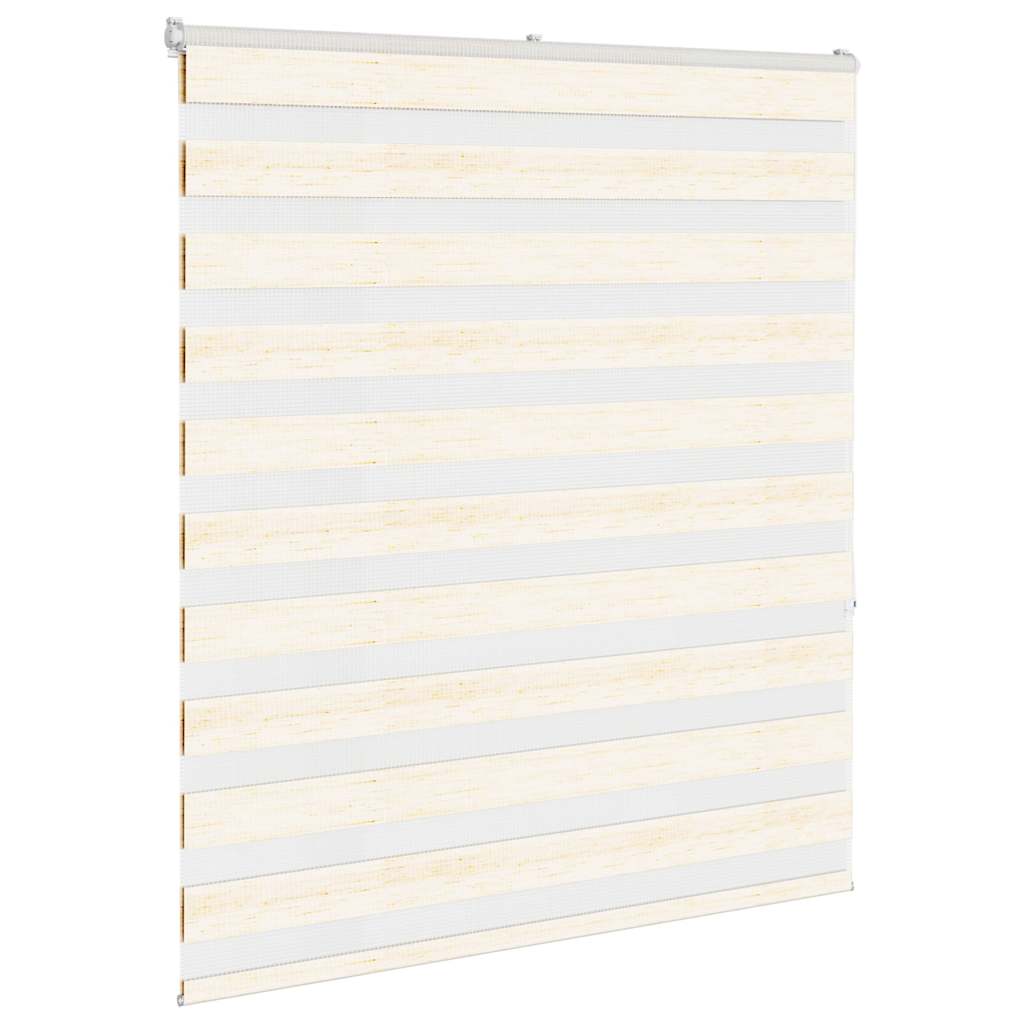VidaXL Zebra-Rollo 120 x 150 cm, Stoffbreite 115,9 cm, Marmorbeige