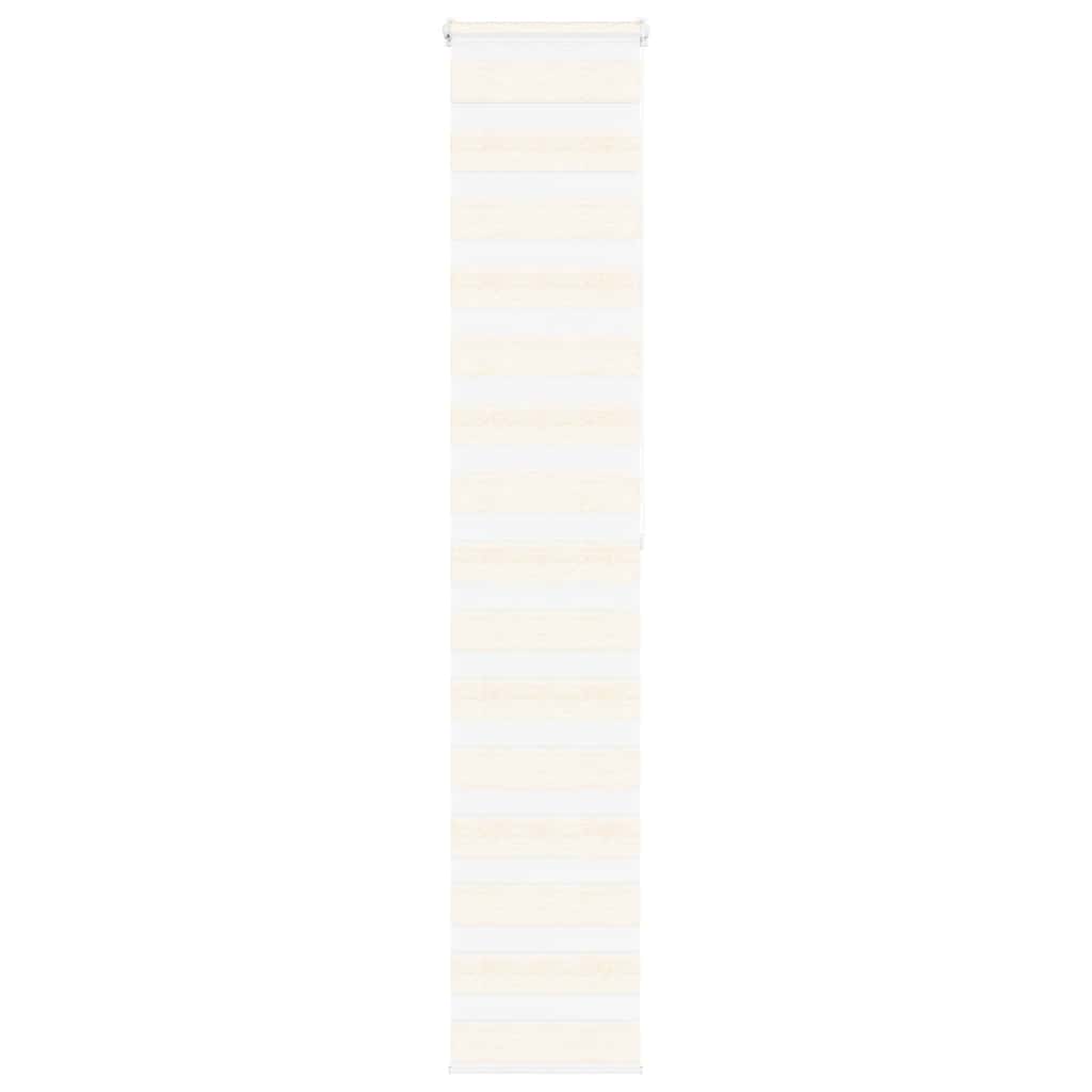VidaXL Zebra-Rollo 50 x 200 cm, Staubbreite 45,9 cm, Marmorbeige