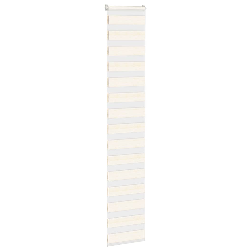 VidaXL Zebra-Rollo 50 x 200 cm, Staubbreite 45,9 cm, Marmorbeige