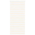 Vidaxl zebra rolgordijn 105x200 cm stofbreedte 100,9cm marmerbeige