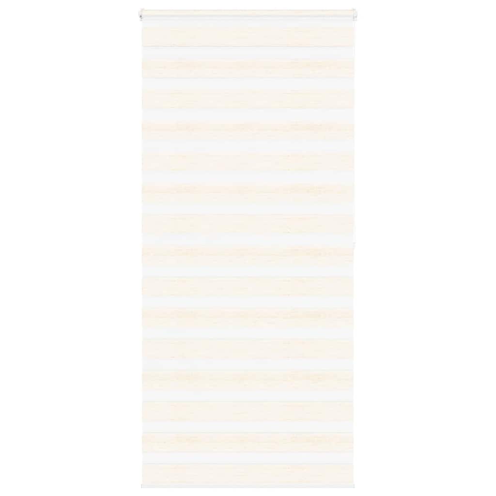 VidaXL Zebra-Rollo 110 x 200 cm, Stoffbreite 105,9 cm, Marmorbeige