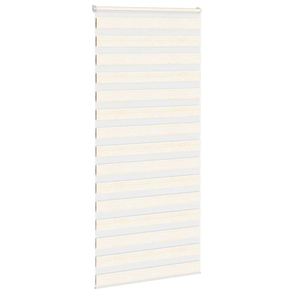 VidaXL Zebra-Rollo 110 x 200 cm, Stoffbreite 105,9 cm, Marmorbeige
