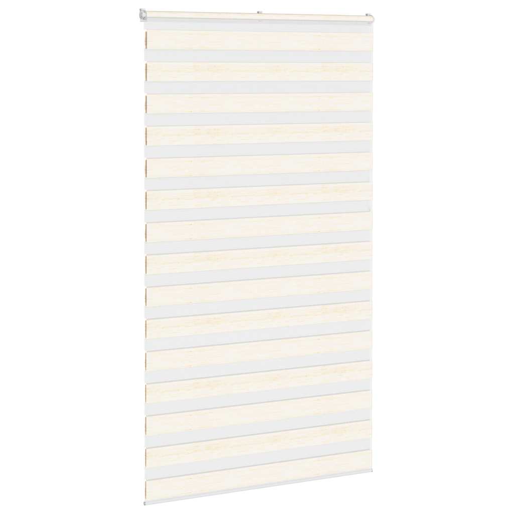 VidaXL Zebra-Rollo 125 x 200 cm, Stoffbreite 120,9 cm, Marmorbeige