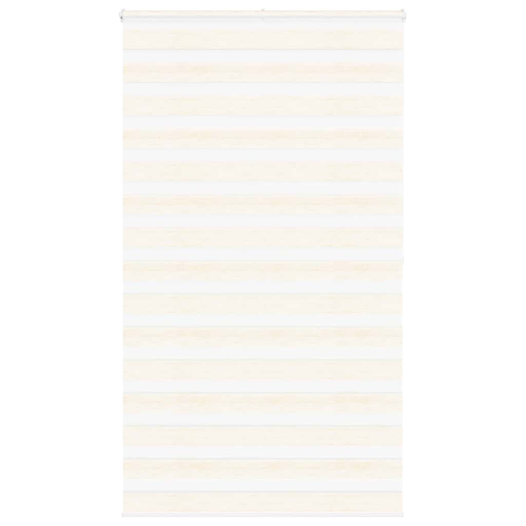 VidaXL Zebra-Rollo 135 x 200 cm, Stoffbreite 130,9 cm, Marmorbeige