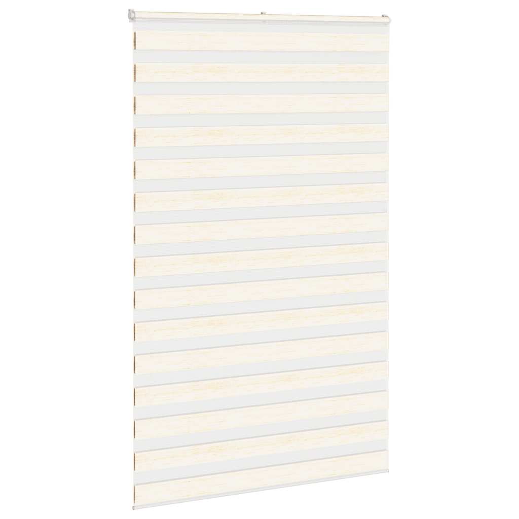 VidaXL Zebra-Rollo 150 x 200 cm, Staubbreite 145,9 cm, Marmorbeige