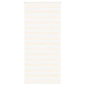 Vidaxl zebra rolgordijn 100x230 cm stofbreedte 95,9 cm marmerbeige