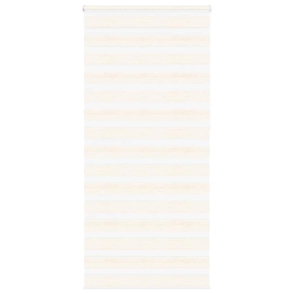 VidaXL Zebra-Rollo 105 x 230 cm, Stoffbreite 100,9 cm, Polyester, Marmorbeige