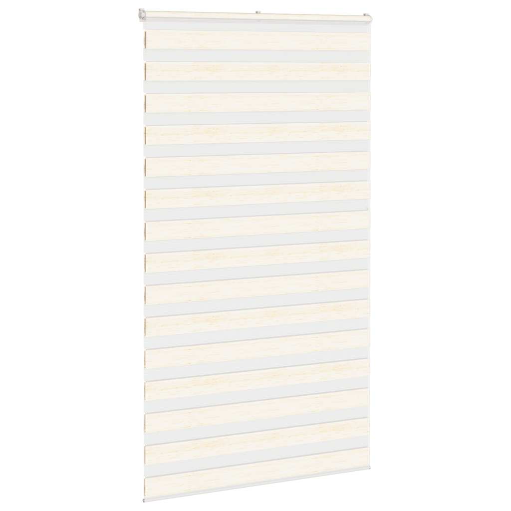 VidaXL Zebra-Rollo 135 x 230 cm, Stoffbreite 130,9 cm, Marmorbeige