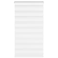 Vidaxl zebra blind 80x100 cm stofbreedte 75,9 cm polyester wit