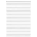 Vidaxl zebra blind 95x100 cm stofbreedte 90,9 cm polyester wit