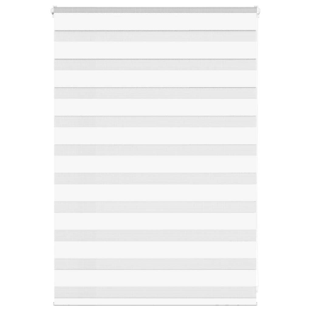 Vidaxl zebra blind 115x100 cm stofbreedte 110,9 cm polyester wit